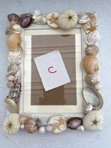 Shell picture frame - 5" x 7"