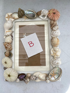 Shell picture frame - 5" x 7"